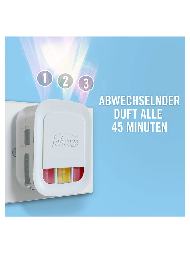 3er-Set: Raumduft-Nachfüller "Febreze 3Volution - Zero% Aqua", Je 20 Ml – Bild 6