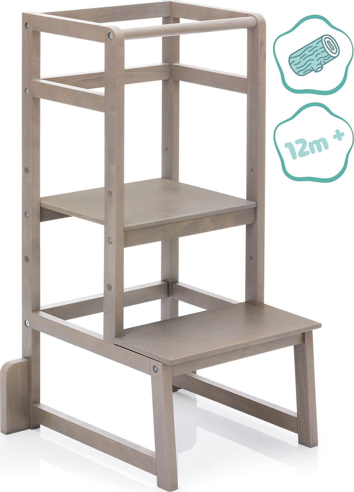 Fillikid Lernturm Vista Grau – Bild 2