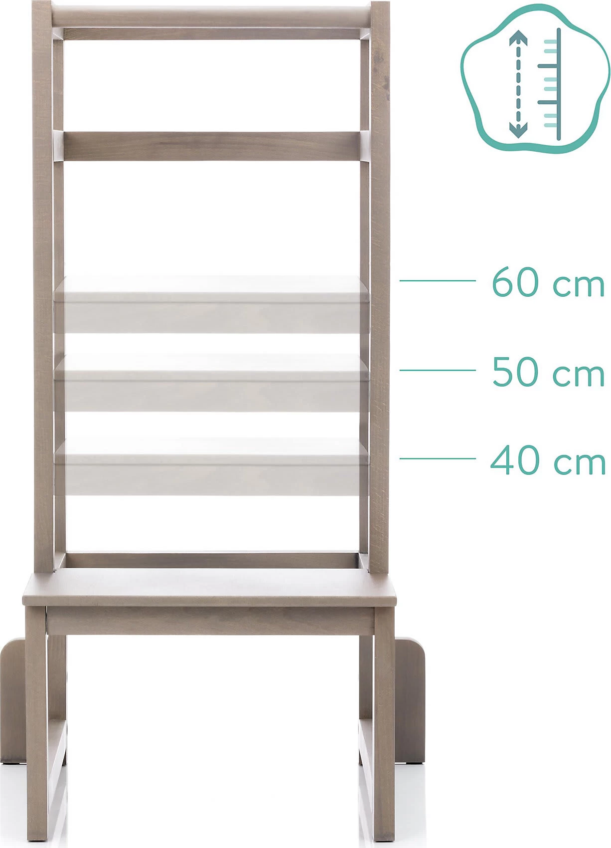 Fillikid Lernturm Vista Grau – Bild 3