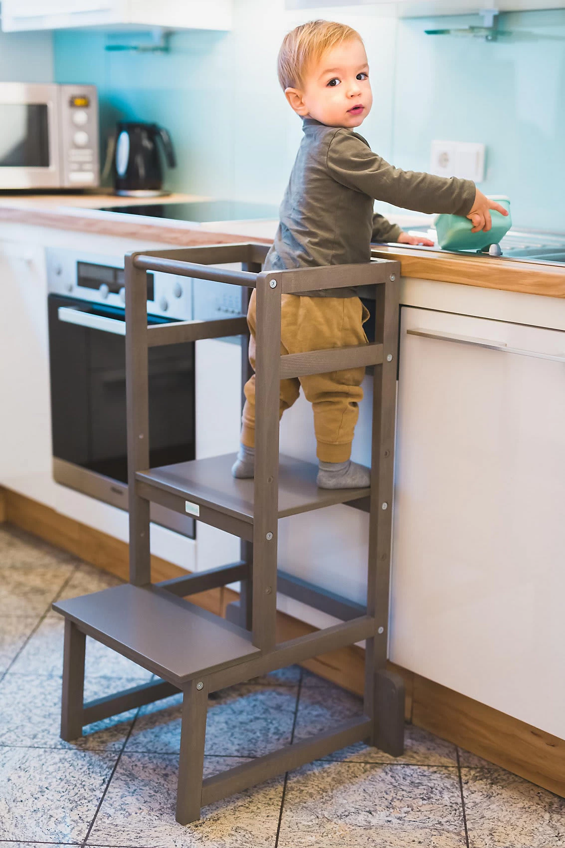 Fillikid Lernturm Vista Grau – Bild 10