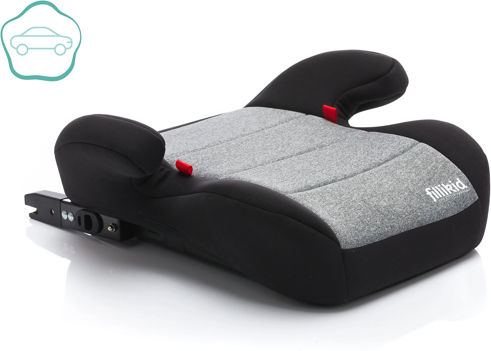 Fillikid Sitzerhöhung, Isofix, Grau – Bild 2