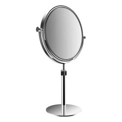 Stand-Kosmetikspiegel Höhenverstellbar Mit 3 Oder 5-fach-Vergrößerung, Ø 201 Mm
