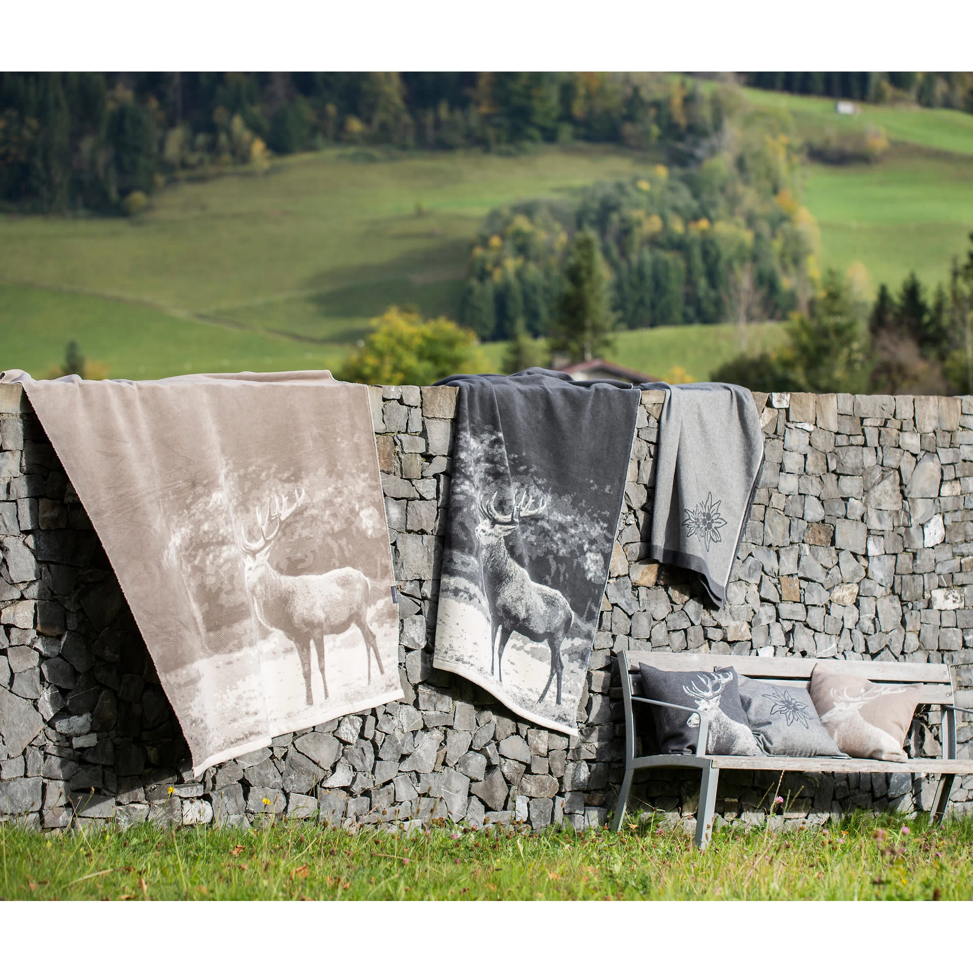 Kissenhülle Montana In Anthrazit – Bild 2