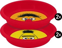 Müslischale Sesamstraße Erni & Bert 4er Set - 300 Ml