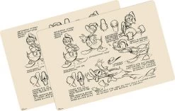 Platzset Donald Duck Vintage 2er Set In Beige - 43 X 29 Cm