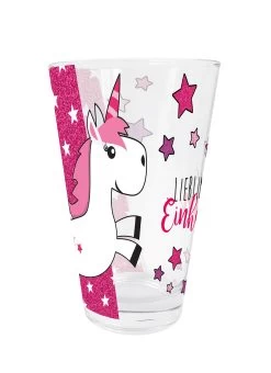 Trinkglas Einhorn Lieblingseinhorn In Pink - 300 Ml