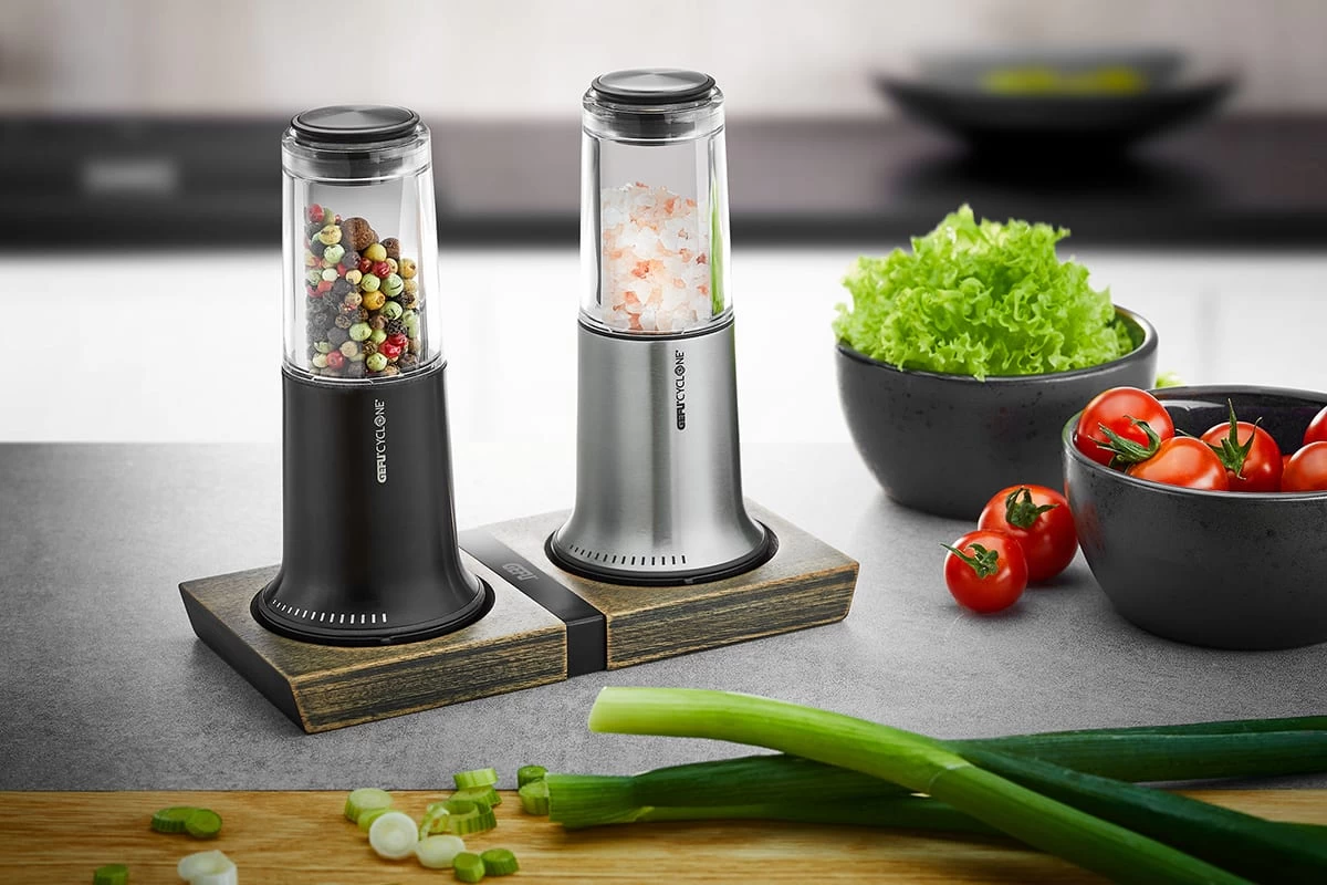 GEFU Mühlenuntersetzer X-PLOSION®, L In Hellbraun – Bild 2