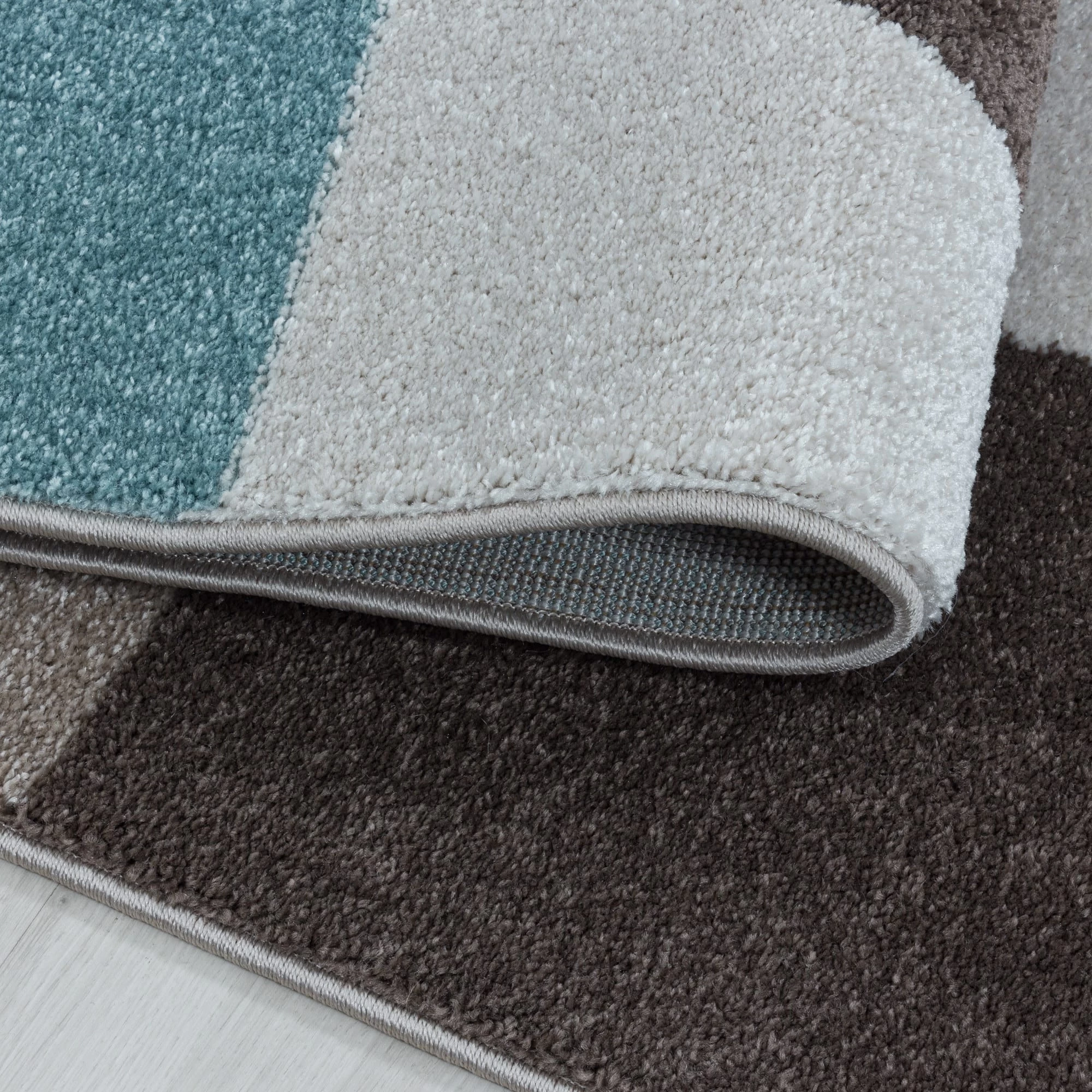 Flachflorteppich Sardengina-05 In Blau – Bild 4