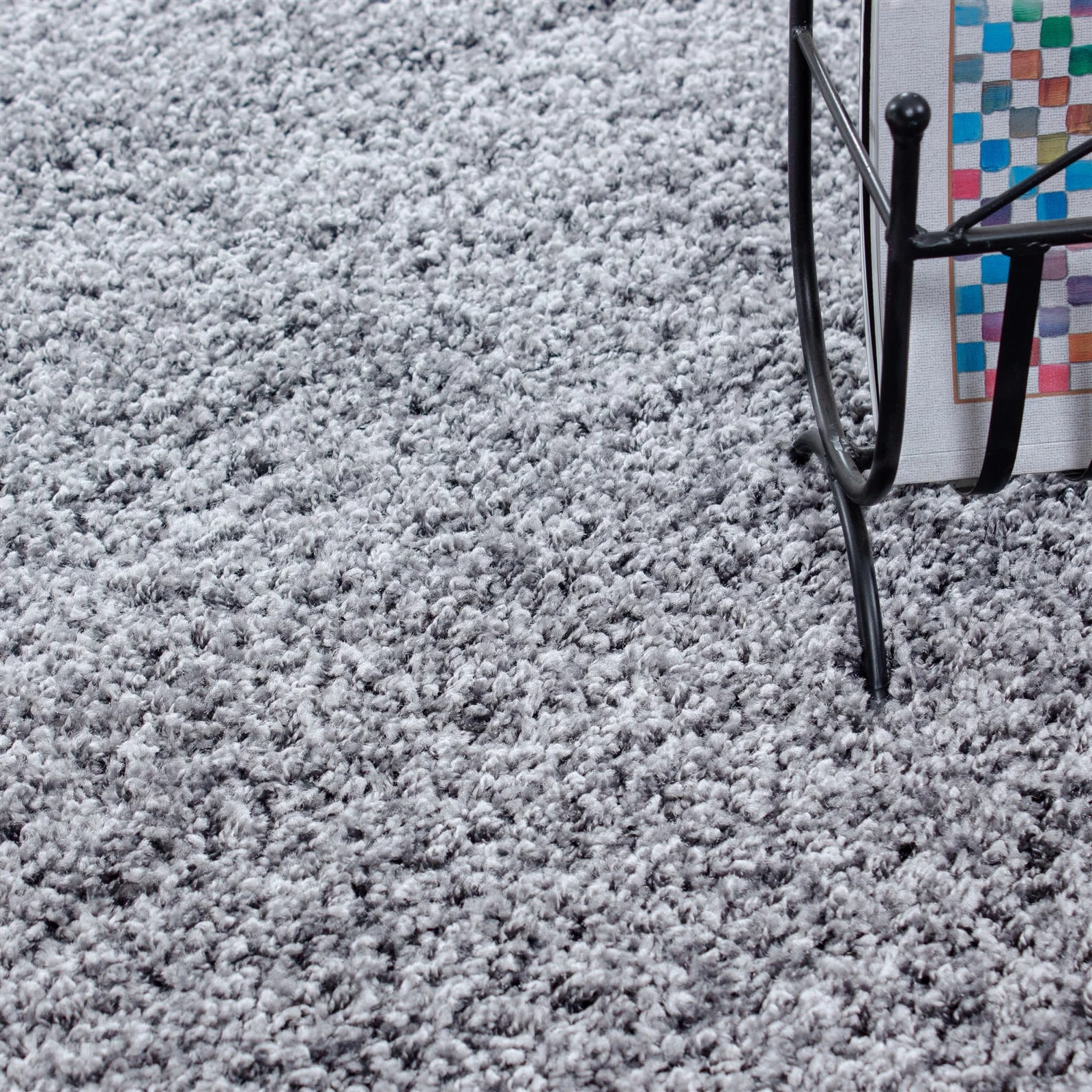 Hochflorteppich Milano In Hellgrau – Bild 3