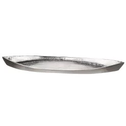 Schale "Boat" In Silber - H. 6 Cm - B. 60 Cm