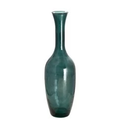 Vase "Arturo" In Petrol - H. 65 - D. 40 Cm