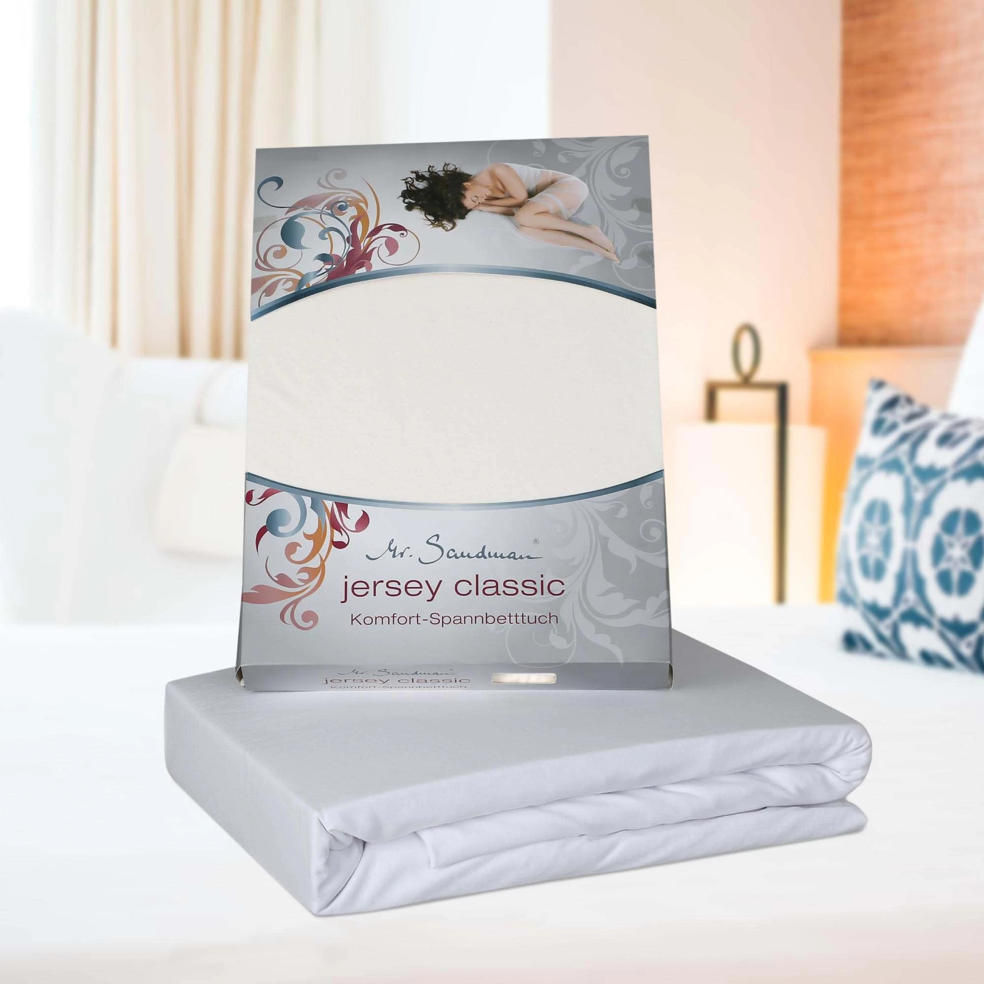 Spannbetttuch JERSEY CLASSIC In Gold – Bild 4