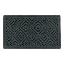Wasserfeste Gummimatte ENSCHEDE In Farbe Anthrazit