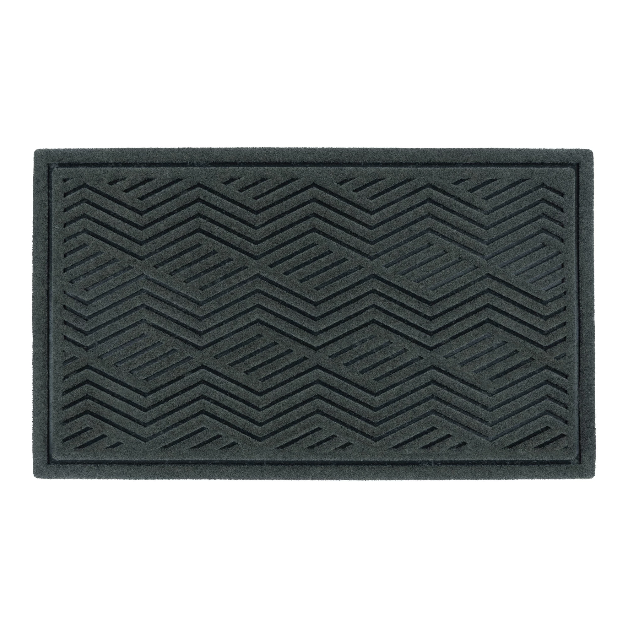 Wasserfeste Gummimatte ENSCHEDE In Farbe Anthrazit