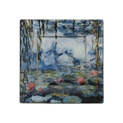 Schale " Claude Monet - Seerosen Mit Weide " In Mehrfarbig