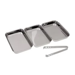 Panierset Edelstahl In Silber