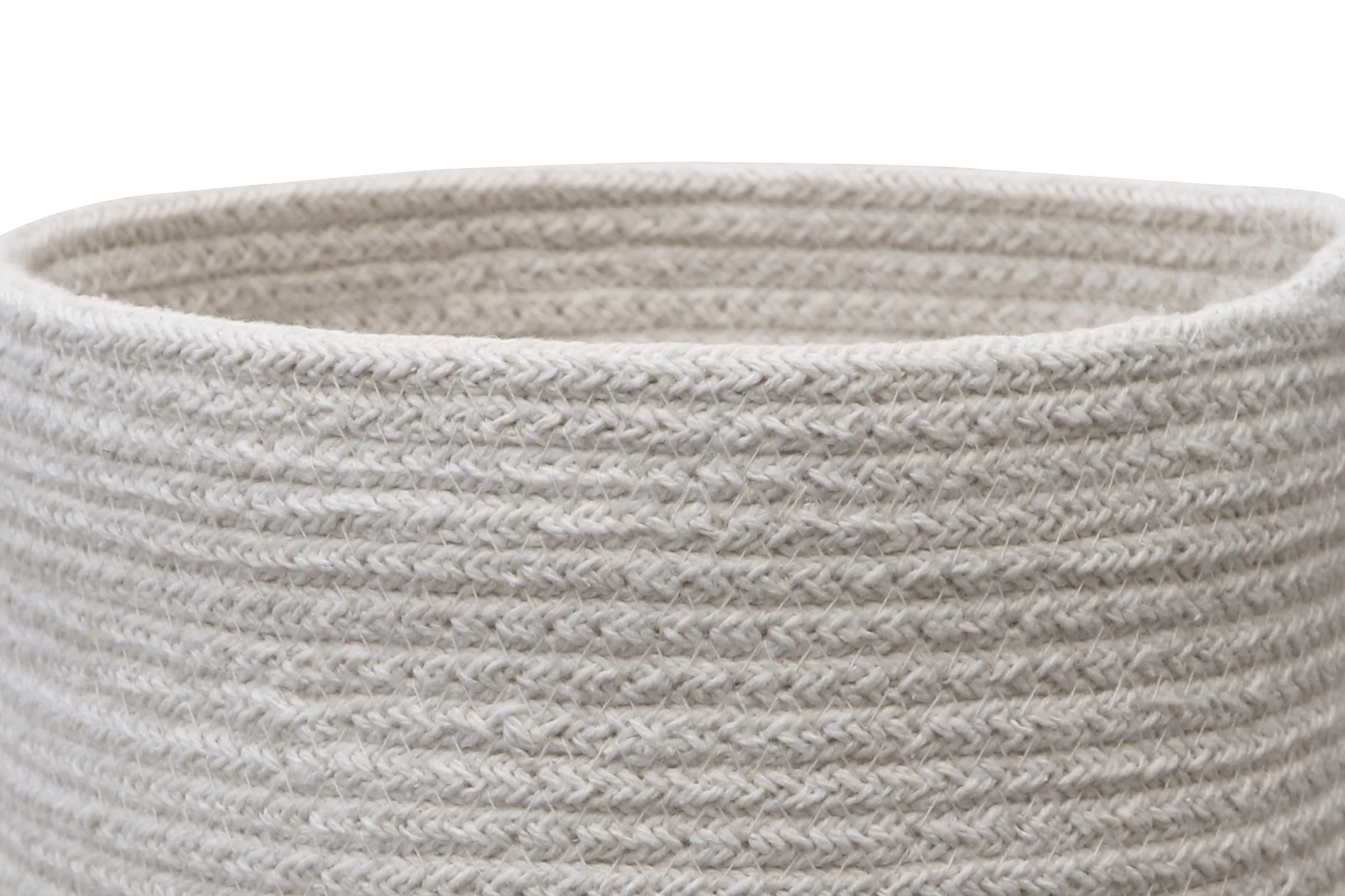 Korb "Bicolor" In Hellblau/Elfenbein - 20x20x20cm – Bild 2