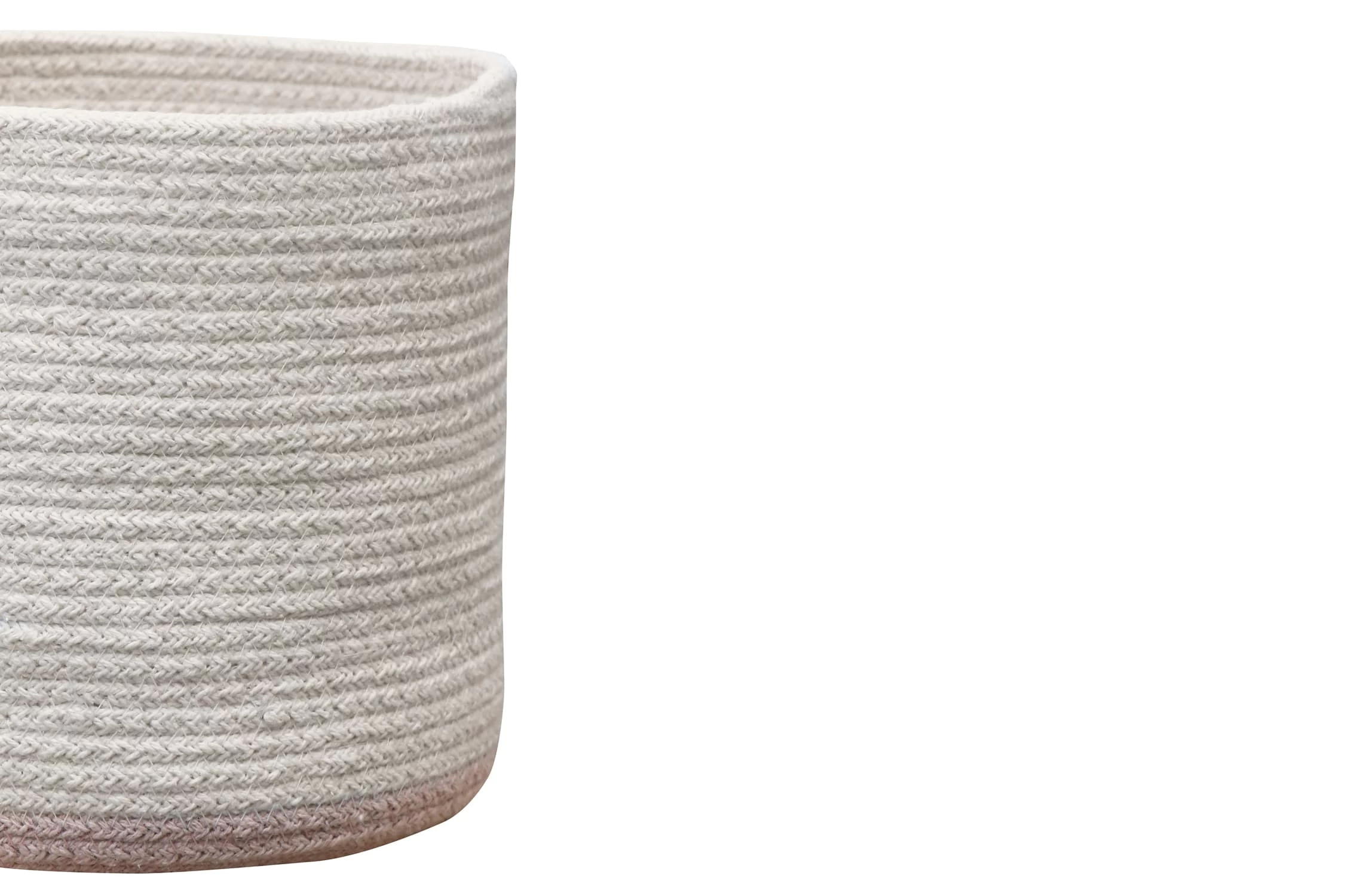 Korb "Bicolor" In Hellblau/Elfenbein - 20x20x20cm – Bild 3