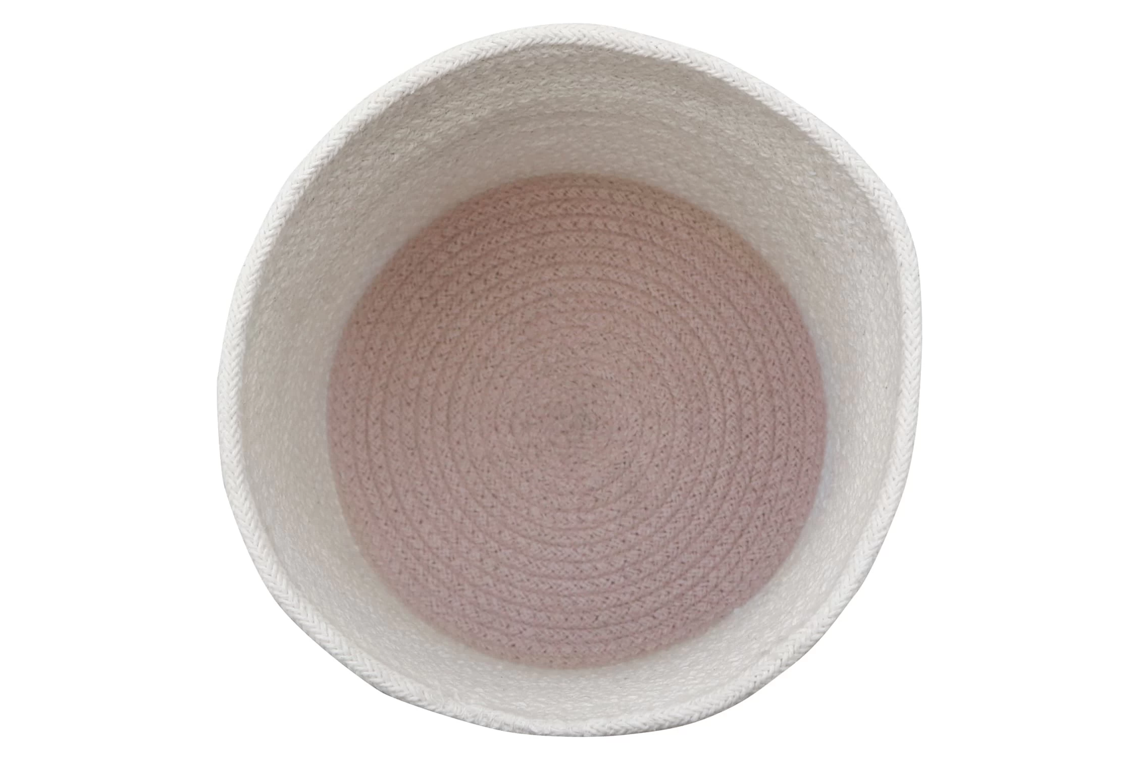 Korb "Bicolor" In Hellblau/Elfenbein - 20x20x20cm – Bild 4