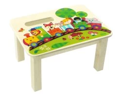 Fußbank "Eisenbahn" In Bunt