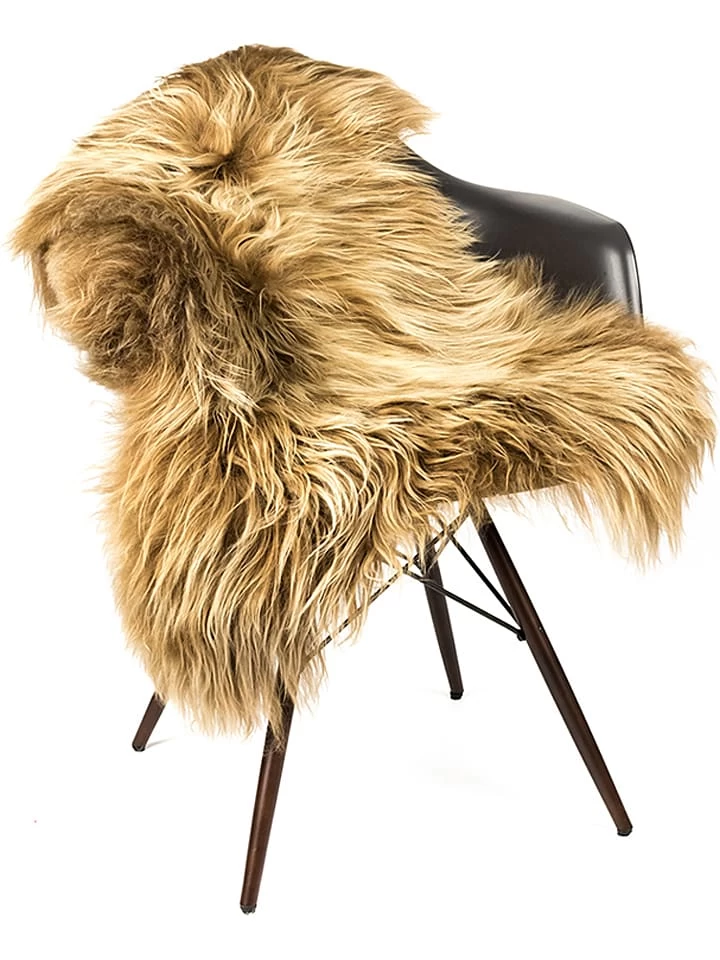 Lammfell In Rostbraun – Bild 2