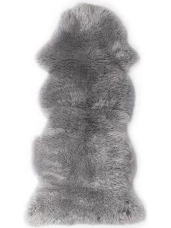 Merinowolle-Lammfell In Silber