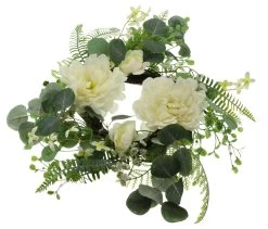 Deko-Kranz "Eleganz" 450 In Creme