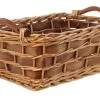 Füllkorb "Spanstreifen" 450x320x190 In Braun