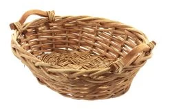 Schale "Zopfrand" 430x340x120 In Braun