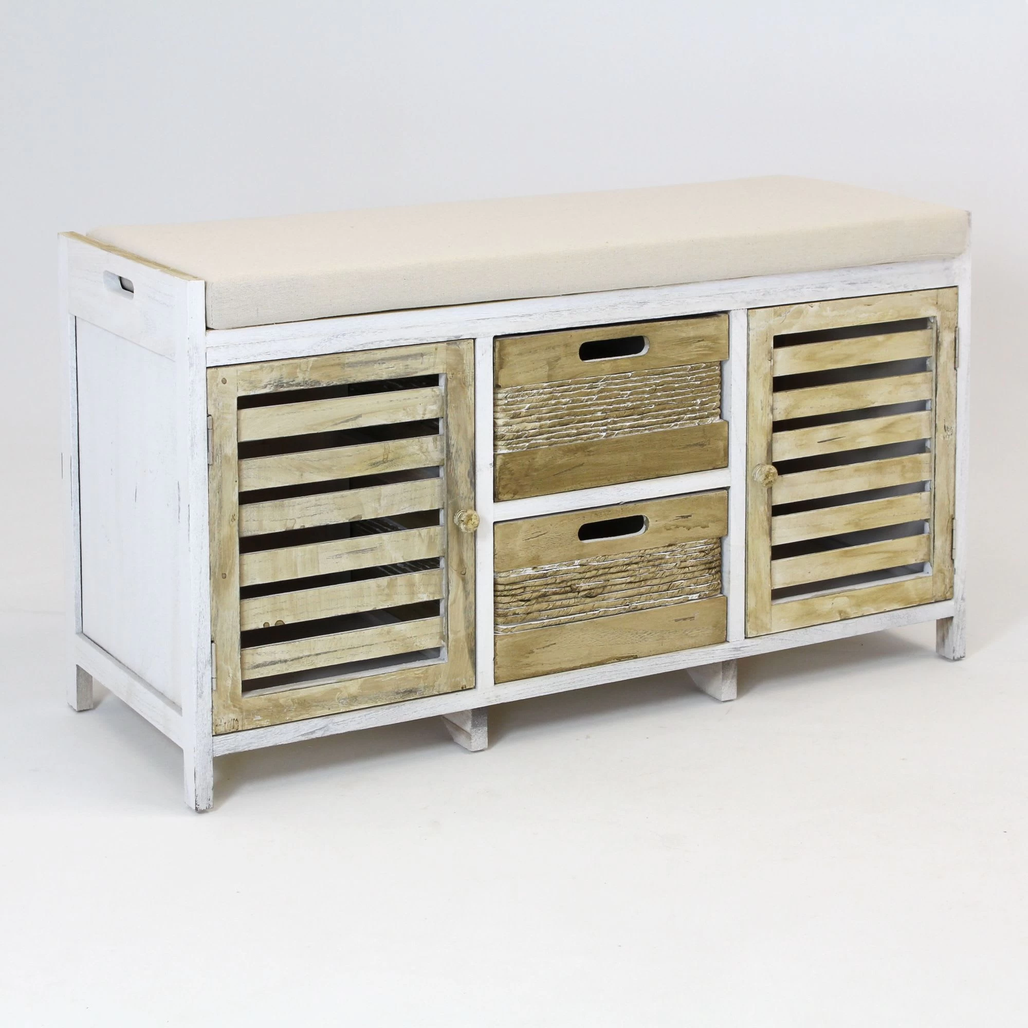 Sitzbank "Shabby" 880x340x500 In Bunt