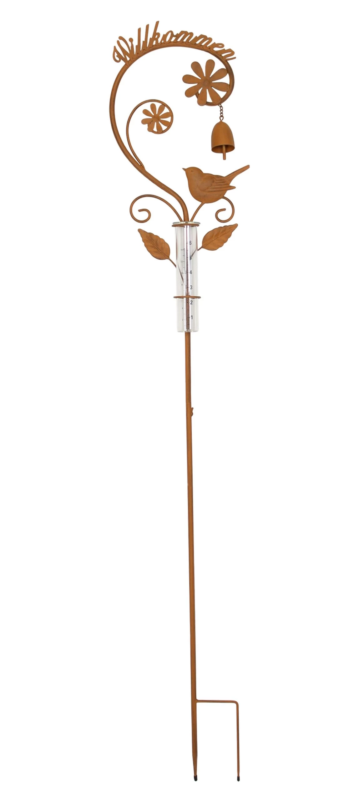 Stecker "Regensammler" 270x1240 In Braun