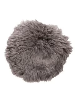 Sitzauflage In Grau - Ø 38 Cm