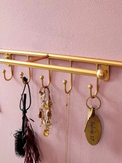 Schmuckhalter, Pfeil In Gelbgoldfarben