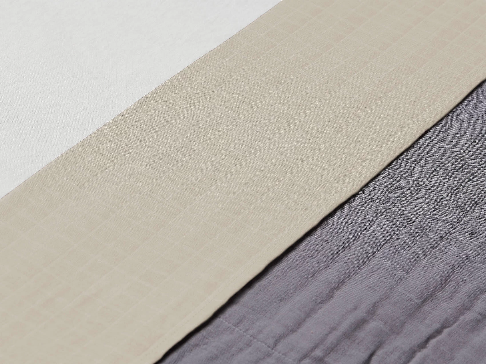 Jollein Bettlaken 75 X 100 Cm Wrinkled Cotton Nougat – Bild 2