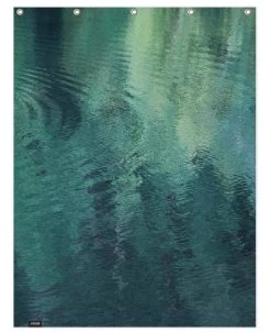 Duschvorhang "Forest In The Lake" In Grün & Türkis