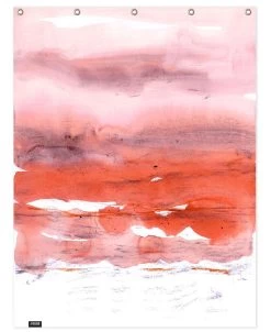 Duschvorhang "Pink And Modern Orange" In Orange & Rosa