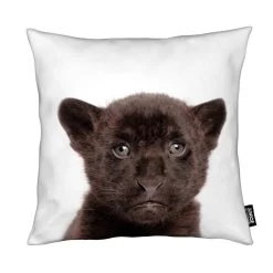 Kissen "Panther" In Schwarz