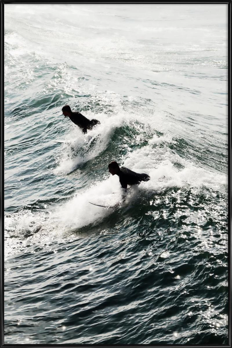 Poster In Kunststoffrahmen "Tandem" In Grau