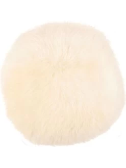 Lammfell-Sitzauflage In Weiß
