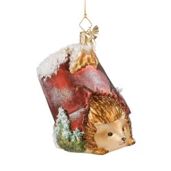 Baumschmuck Glas Igel Unterm Blumentopf In Bunt