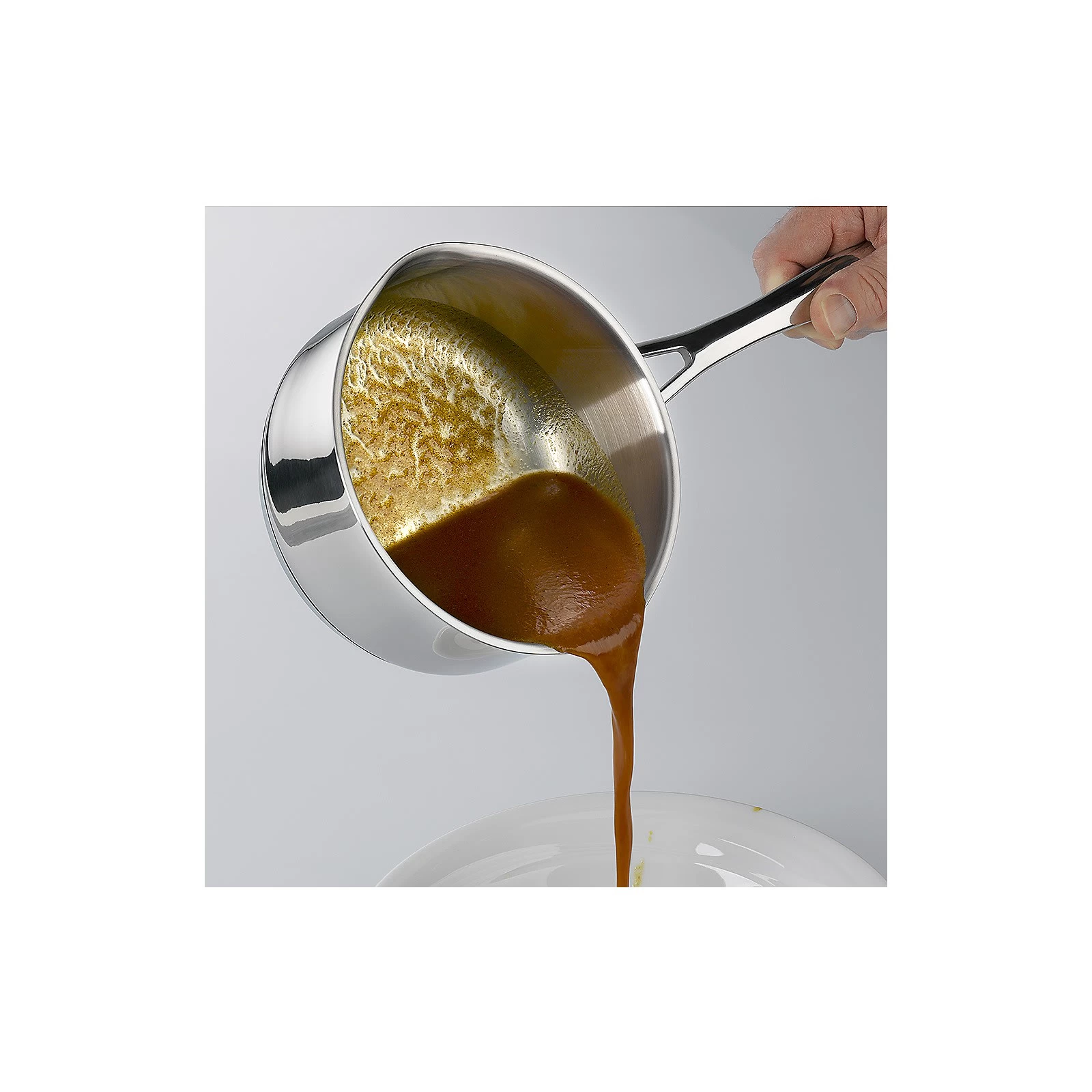 Stielkasserolle Flavoria In Silber Glänzend, H 8 Cm / Ø 16 Cm – Bild 3