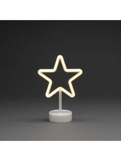 Konstsmide LED-Dekoleuchte "Stern" In Weiß - (B)19 X (H)29 X (T)4 Cm