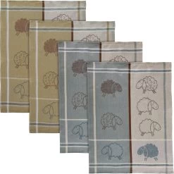 Geschirrtuch 4er-Pack In Schafe