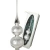 Baumspitze "Doppelspitze" In Silber - (L)30 Cm