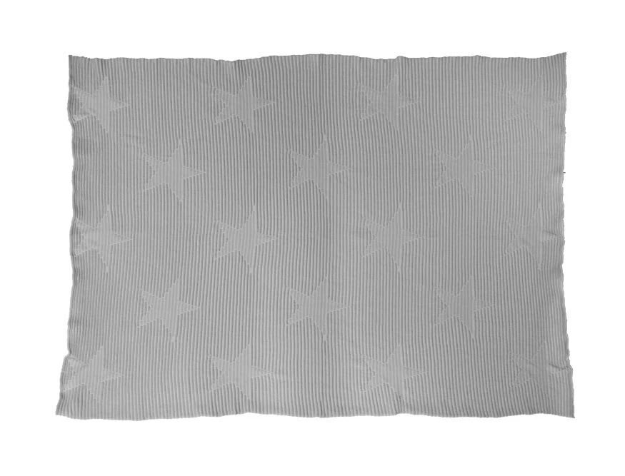 Lorena Canals Babydecke "Hippy Stars" In Hellgrau - 90x120 Cm