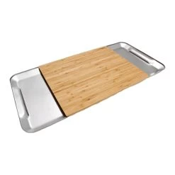 Schneidebrett Cutting Board Collect 55 X 26 Cm In Braun-silber
