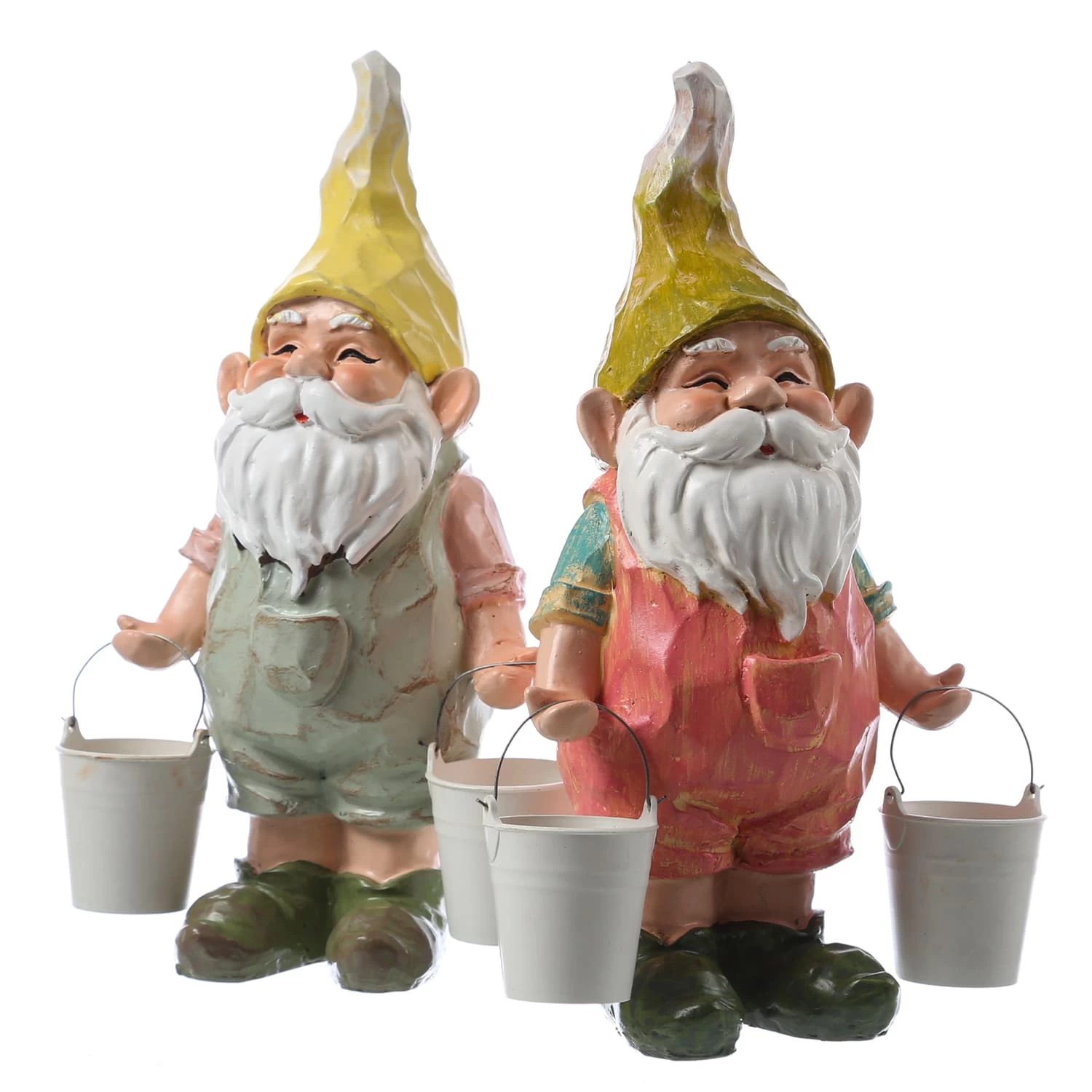Gartenzwerg Mit Eimern In Bunt – Bild 4