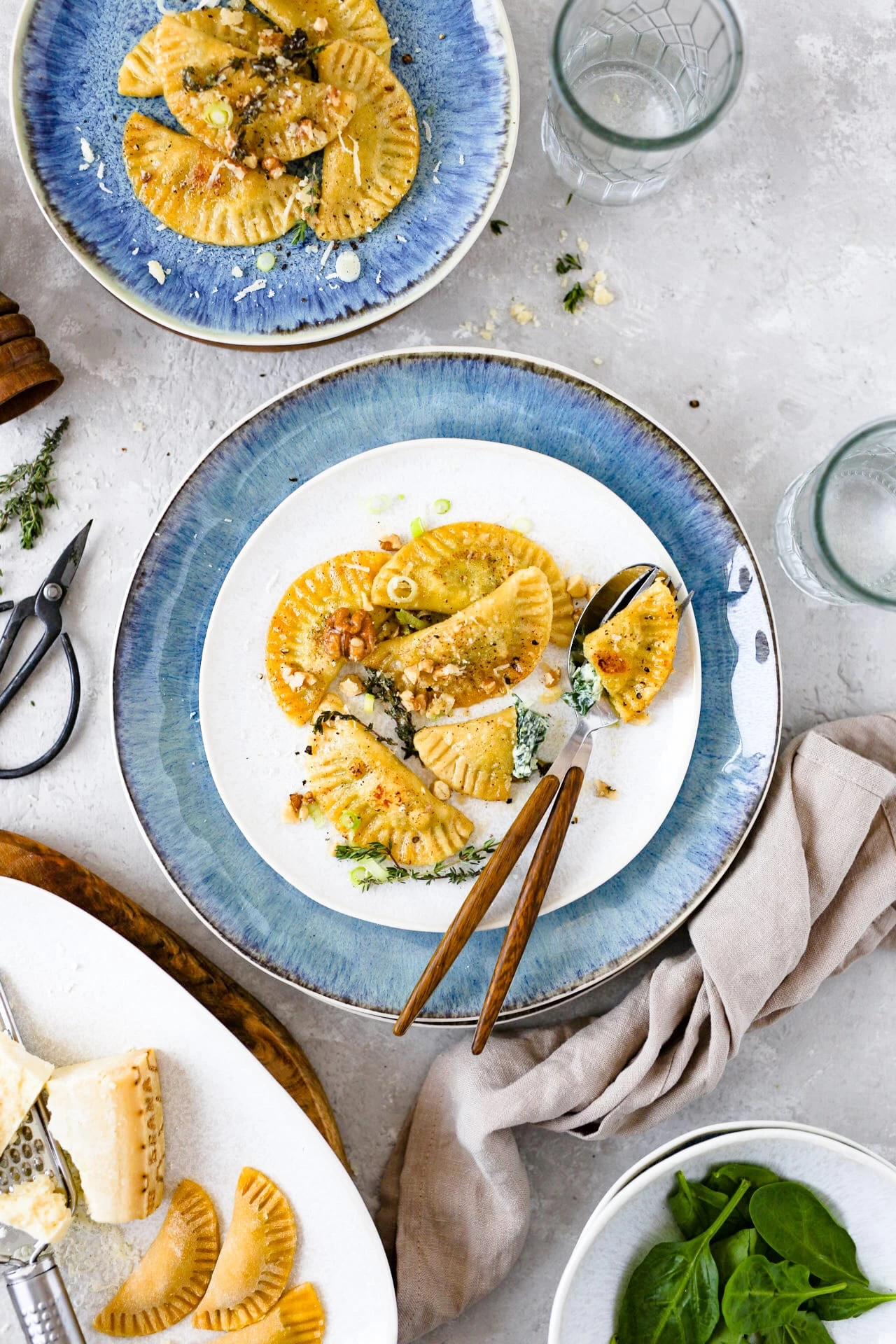 Kaffeebecher-Set, Steingut Frozen In Weiß – Bild 3