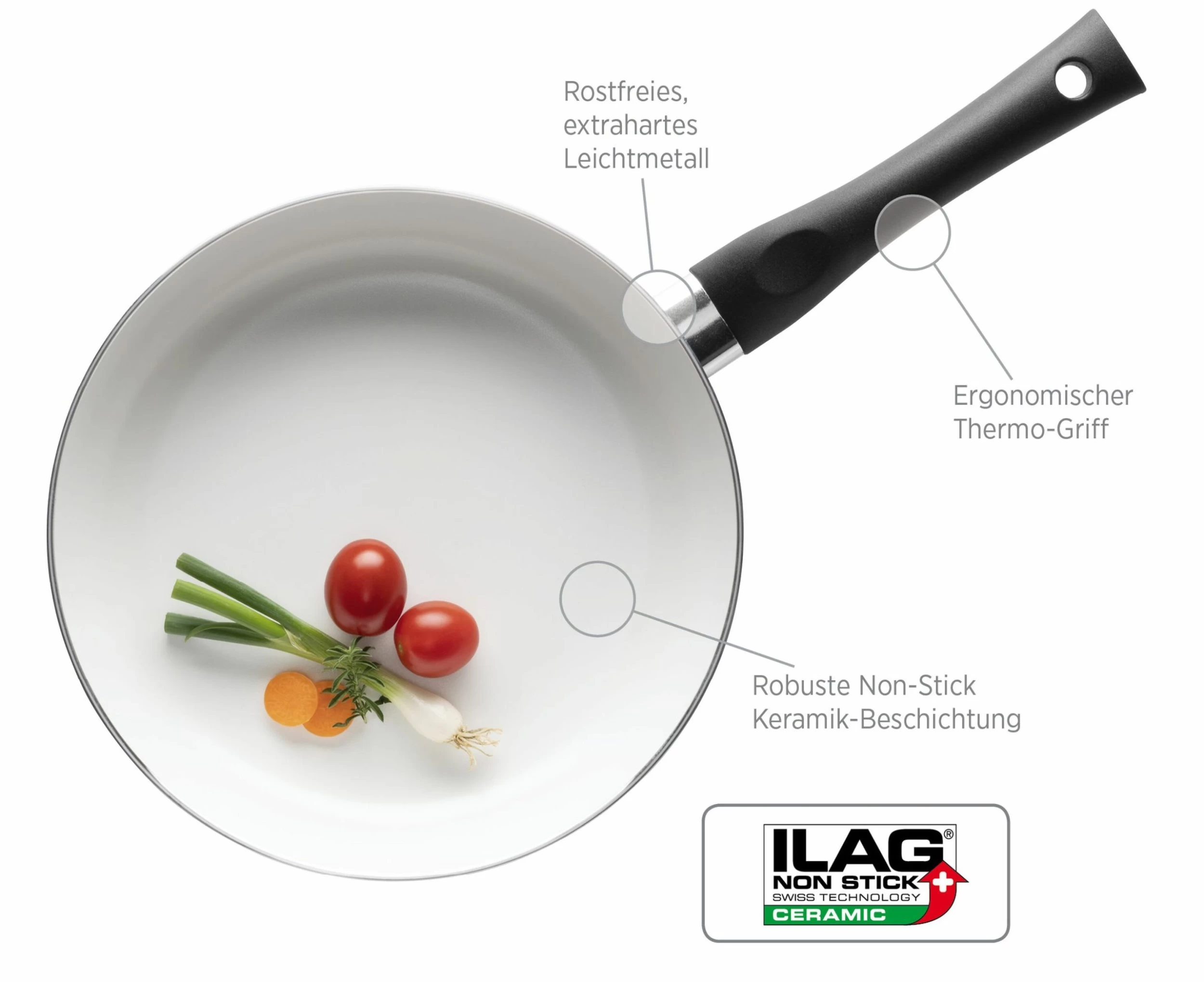 Keramikpfanne 28 Cm, Aluminium HARRIOT In Blau – Bild 3