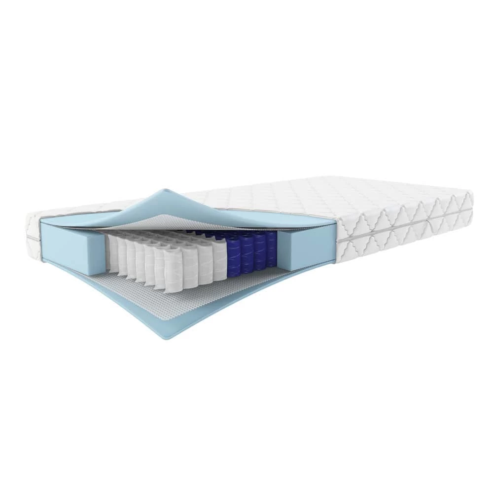 Taschenfederkernmatratze Köln In Weiß, Härtegrad 4 – Bild 2